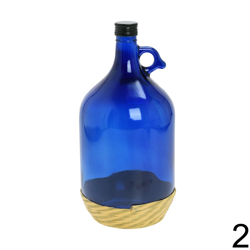 Pletený uzatvárateľný demižón s objemom 3L.