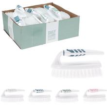 Ručná kefa na umývanie s TPR gripom v rôznych farbách.