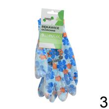 Ochranné rukavice s kvetinovým vzorom.