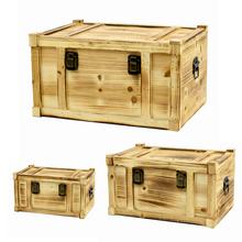 SADA 284FL/S TRUHLICA HNEDÁ L:40*28*22.5H + M:35*23*19.5H + S:30*18.5*16.5H - FLORASYSTEM