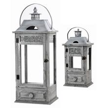 SADA 270FL/S LAMPÁŠ ŠEDÝ L:28.9*25*53*72.8H + S:20.9*16.8*33*45.7H - FLORASYSTEM