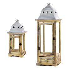 SADA 308FL/S LAMPÁŠ NATUR M:25*25*75.5H + S:17*17*40H - FLORASYSTEM