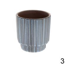 Obal na orchidey Ares pásy mix, 12,5x13,5 cm, keramika.