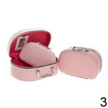 Kufrík na doplnky srdiečka v mix farbách.