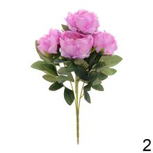 Umelé kvety pivónie v mixe tmavých farieb.