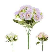 KYTICA RUŽA, ZELEŇ, MIX/3F 31CM - FLORASYSTEM