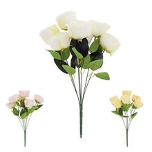 KYTICA RUŽA, ZELEŇ, MIX/3F 43CM - FLORASYSTEM