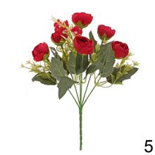 Umelé kvety ranunculus v mixe, 6 kusov, 29 cm.