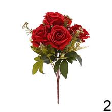 Kytica umelých ruží v mixe farieb.