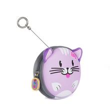 Kľúčenka, peňaženka boppi Tiny Trekker  - PURPLE CAT 11cm - FLORASYSTEM