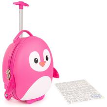 Kufor Boppi Tiny Trekker 17L - PENGUIN - Ruzovy 30x42cm - FLORASYSTEM
