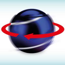 Modrá gulička Spinner Ball