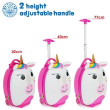 Kufor Boppi Tiny Trekker 17L s motívom jednorožca.