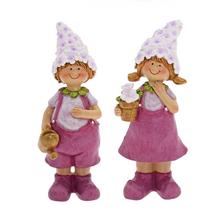 DETI RUŽOVO-FIALOVÉ MIX/2 POLY 5,5*5*15,5CM - FLORASYSTEM