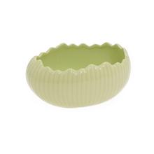 OBAL ŠKRUPINA VAJCE ZELENÉ PORCEL 15,5*11,2*7,6CM - FLORASYSTEM