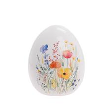 VAJÍČKO LÚČNE KVETY PORCEL 9*9*11,5CM - FLORASYSTEM