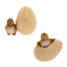 KURIATKO S VAJÍČKOM MIX/2 POLY 6,5*4,5*6,5CM - FLORASYSTEM