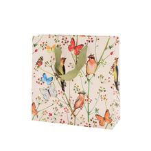 AGB1023610 Taška darč. V17x17+6cm BIRDS AND BUTTERFLIES - FLORASYSTEM