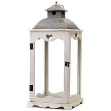 51FL/S LAMPÁŠ DREVO/KOV ANTIC-L 25,5X25,5X61,5cm - FLORASYSTEM