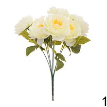 Umelé kvety pivónie v mixe farieb.