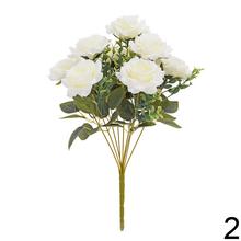 Kytica umelých ruží v mixe farieb, 40 cm.