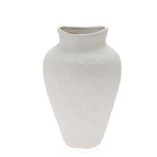 VÁZA BIELA PORCEL. 20,2*19,3*31CM - FLORASYSTEM