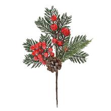 ZÁPICH ČEČINA, ČER. ŠÍPKY, ŠIŠKY, ZASNEŽ. 32CM - FLORASYSTEM