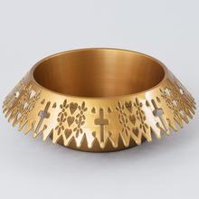 045 MISA KORUNKA ZLATÁ 23CM - FLORASYSTEM