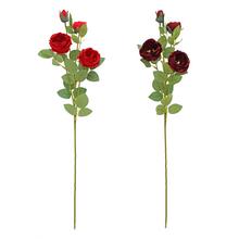 Umelé kvety - mix ruží v troch farbách.