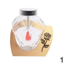 Srdcový solárny kahanec s kovovým podstavcom