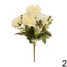 Umelá kytica ruží v mixe, 7 kusov, 35 cm.