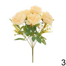 Kytica umelých ruží v mixe farieb, 40 cm.