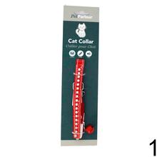 Obojok pre mačku so zvončekom v rôznych farbách.