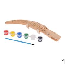 Drevené zvieratká na modelovanie a kreatívne hranie.