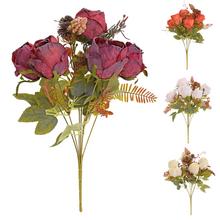 KYTICA RUŽA, DROB.KVETY, ZELEŇ MIX/4F 40CM - FLORASYSTEM