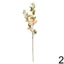 Umelé kvety ruže šípovej v mixe farieb, 90 cm.
