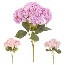 KYTICA HORTENZIA x5 45CM MIX RUŽOVÉ 3F - FLORASYSTEM