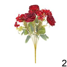 Kytica umelých ruží v mixe farieb.