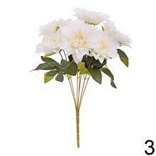 Umelé kvety - kytička s dahlia v mixe farieb.