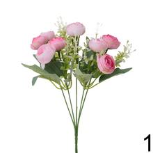 Kytica ranunculus so zeleným mixom a dvoma farbami, 30 cm.