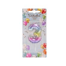 SVIEČKA č3 tortová 6cm  - FLORASYSTEM