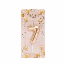 SVIEČKA č7 tortová 6cm  - FLORASYSTEM