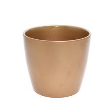 OBAL KER. HLADKÝ ZLATÝ ORO 28XV23CM - FLORASYSTEM