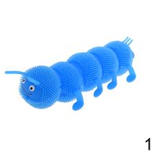 Stláčacia jednofarebná stonožka so svetlom, 20cm