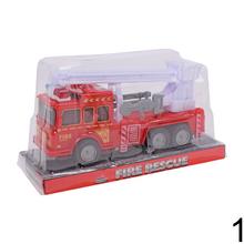 Hračkárske autíčko hasiči v priehľadnom obale.