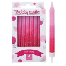 SVIEČKY party 8ks fuchcia S37400000 - FLORASYSTEM