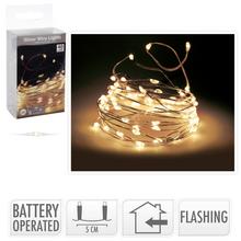 LED SVETIELKA /40/drôt  BO WW,IND - FLORASYSTEM