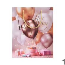 Darčeková taška s balónmi a nápisom Šťastné narodeniny.