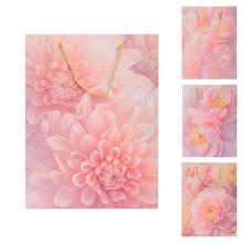 DARČEKOVÁ TAŠKA L 40*30*12CM KVETY GLITTER - FLORASYSTEM