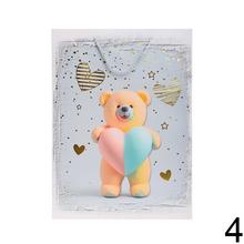 Darčeková taška s medvedíkom so srdcom